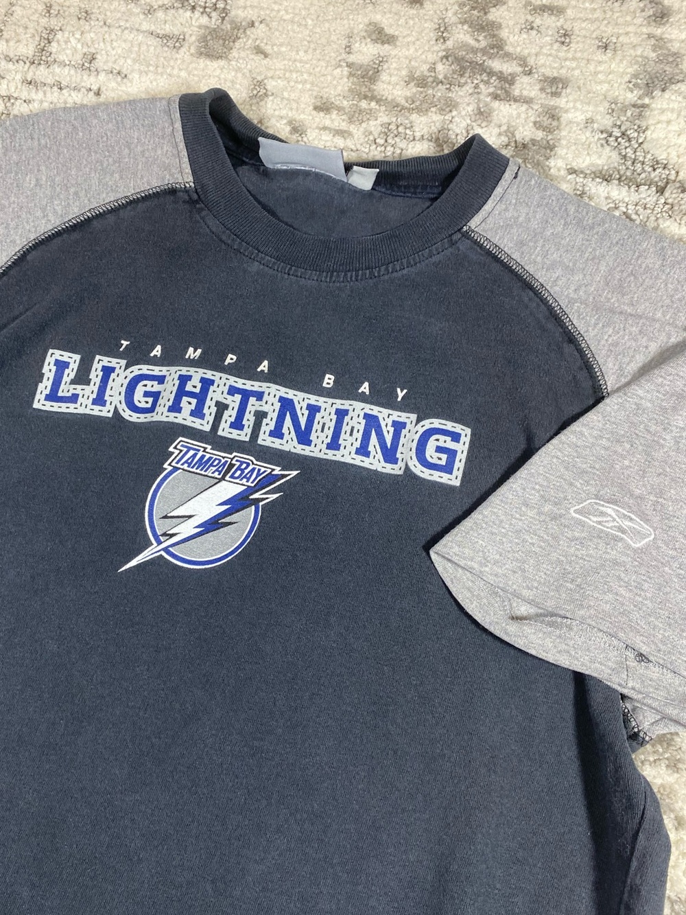 Vintage 90s Tempa Bay Lightning NHL Reebok Tee Shirt